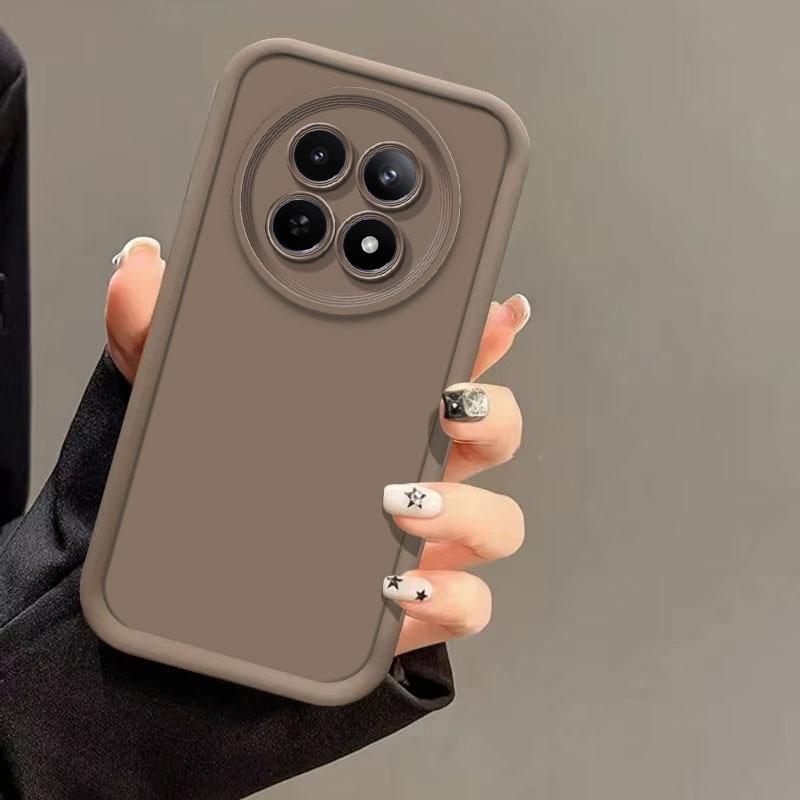 Для Realme 12 Plus 12X 12 Lite Чехол Полный Комплект Матовый Противоударный Мягкий Силиконовый Бампер Чехол Для Телефона Realme 12 Pro Plus
