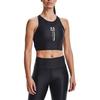 Under Armour Iso-Chill Crop Training Tank Top женские топы черные 1361151-001