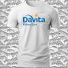 Логотип центра гемодиализа Davita забавная футболка Размер S-5XL Сделано в США Унисекс футболка