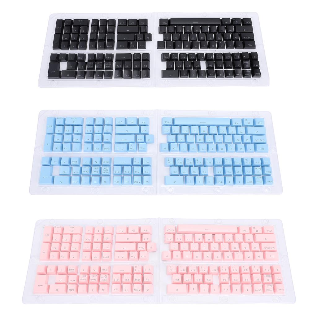132 Keys French Keyboard Keycaps Minimalist Mechanical Keyboard Keycaps for 61 64 68 84 87 96 98 100
