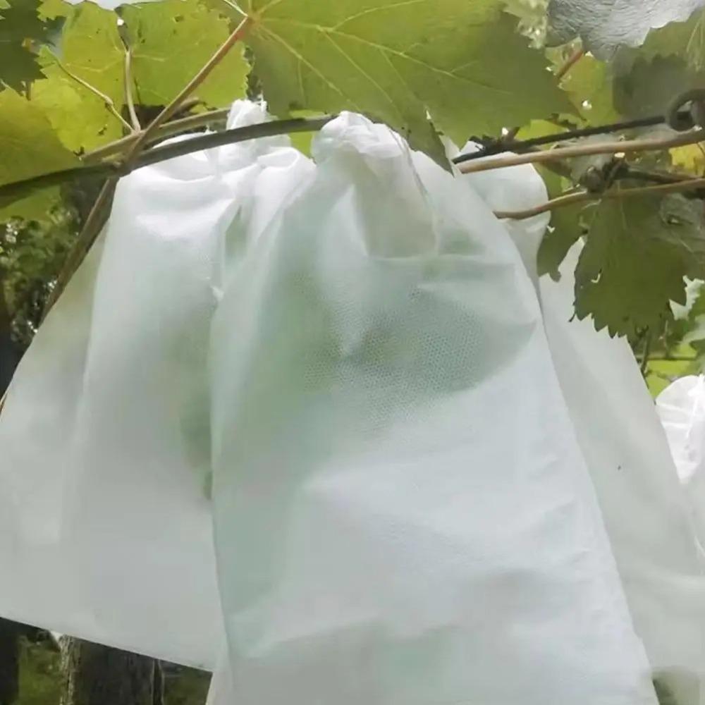 100pcs Breathable Grapes Fruit Grow Bags Mesh Grape Protection Cover Fruit Pockets Garden Tools