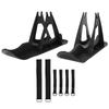 Kids Balanced Scooter Skis Stand Parking Rack Snowboard Equipment for Winter Skiing Black