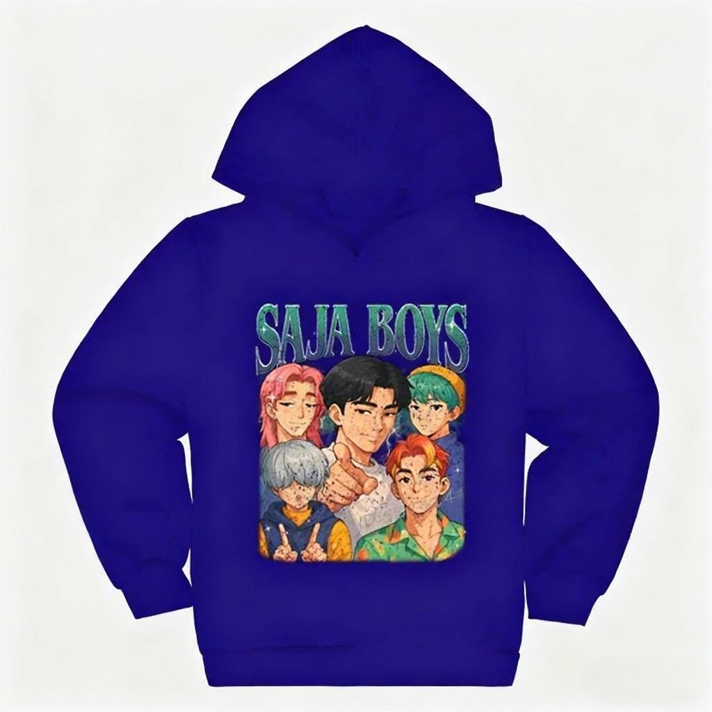 K-pop Охотники на демонов Saja Boys Детская одежда Харадзюку Мода Уличная одежда Толстовки Девочка Мальчик Смешной подарок Одежда