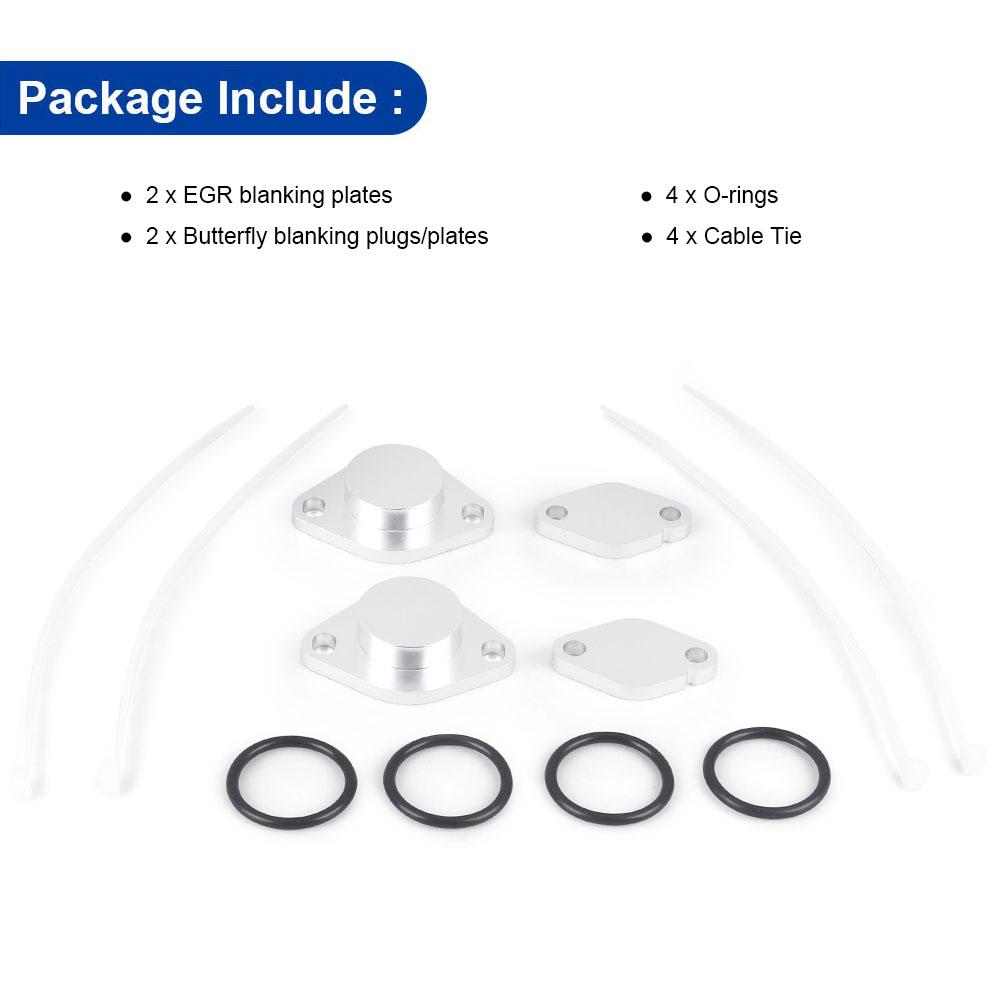 Комплект стопора EGR, съемная пластина, полный заглушающий комплект для Land Rover Discovery 3, для Range Rover Sport TDV6, автомобильные аксессуары