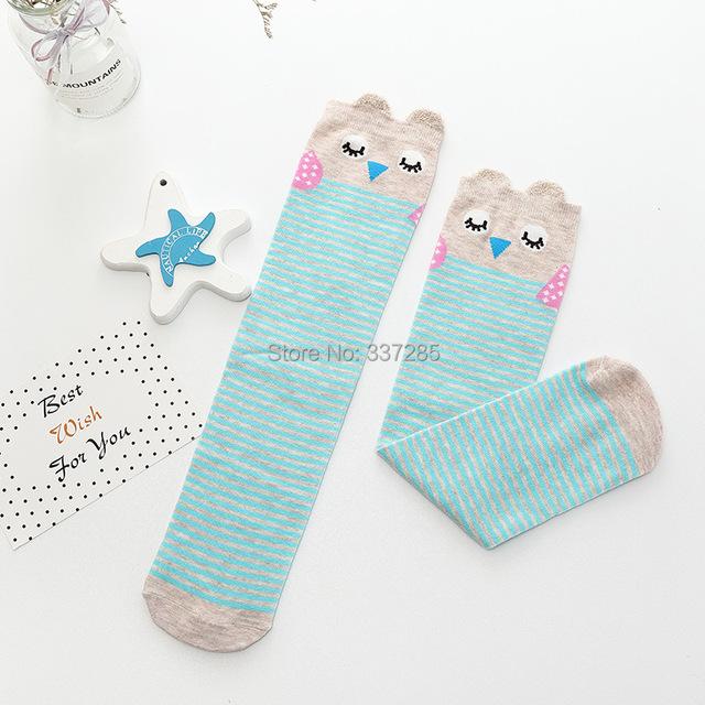 Infant Girls Warmer Ankle Lovely Cartoon Over Knee Socks for Baby Girls Unicorn Knee Long High Toddler Child Colorful Socks
