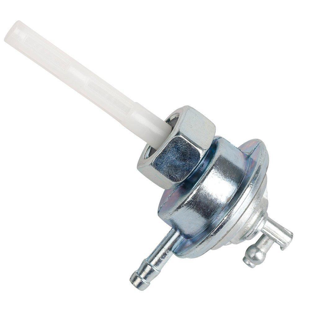 Переключатель газового крана Улучшенная производительность Универсальный прочный бесшовный топливный кран Прочный спускной кран для скутера Алюминиевый клапан спускного крана