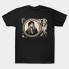 Мужская черная футболка с принтом Виниловая пластинка Stevienicks Печать на трансферной бумаге без вырезания Хлопковая футболка