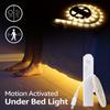 Flexible Adhesive Battery Box Human Body Sensor Light, Warm White Multi-mode LED Strip, Long Strip Lights for Stairs, Wardrobe, Study, Bedroom