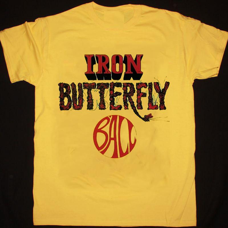 Iron Butterfly - Ball Gift For Fan Yellow All Size Unisex Shirt AR300 Unisex T-Shirt