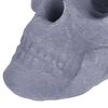 Ceramic Human Skull Campfire Log Reusable Fireproof Campfire Pit Skull Gas Log for Bonfire Fireplace Halloween Decor