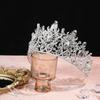 Металлические короны принца в корейском стиле, корона на бар-мицву, круглые тиары, ретро барочная хрустальная корона, королева