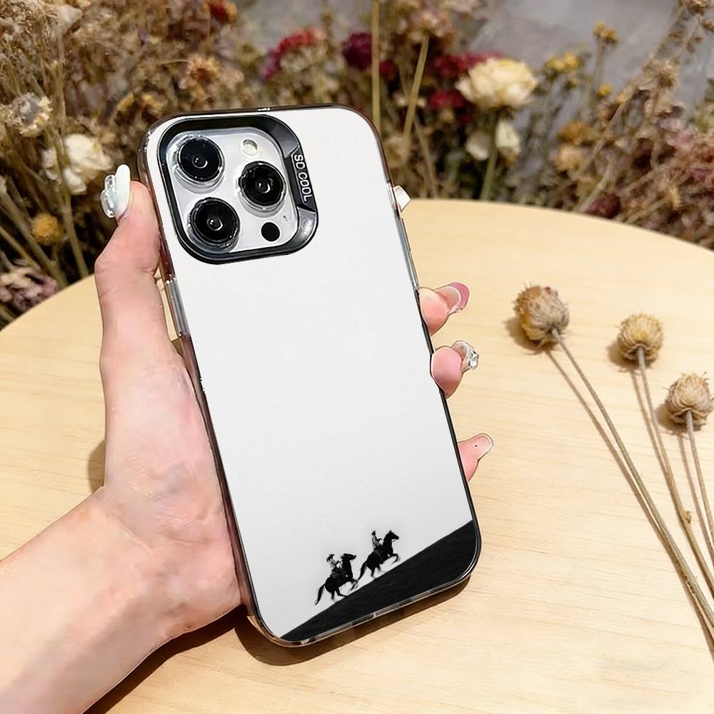 Чехол для телефона в стиле западного ковбоя для iPhone 17,16,15,14,13,12,11 Plus,Pro Max,XS,Разноцветный Серебристый Чехол для телефона Funda Cover