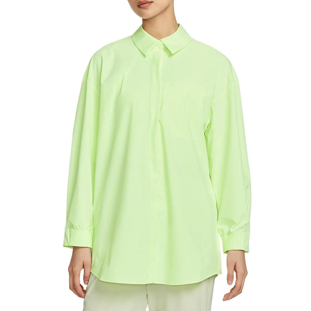 Nike Женская футболка Dri Fit Perfect Stretch 24.7, флуоресцентный желто-зеленый, HQ0237-701