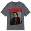Singer Sombr Classic Poster Print Fashion Vintage Tshirt Unisex Wounisex Casual Cotton Roundneck Tshirt Hiphop Harajukul Tshirts