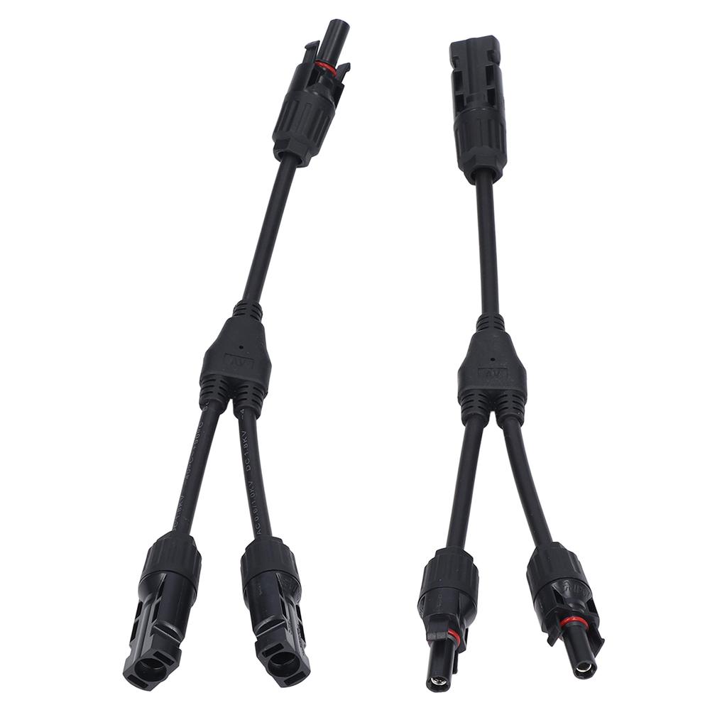 Y-образный параллельный адаптер, латунный PPO, 3-контактный разъем для солнечной батареи, разъемы для панелей аккумуляторов 2 в 1, 1000 В