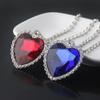 Titanic Heart Of The Ocean Necklace For Women Blue And Red Crystal Chain Fashion Party Jewelry Gift