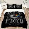 3Pcs Pink Floyd Moon Tour Bedding Set Soft Fabric Duvet Cover Pillowcases Home Christmas Xmas Halloween Gift 1 Duvet Cover 2 Pillowcase G1188