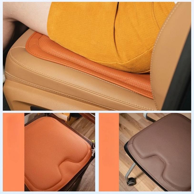 Summer Car Seat Cushion Breathable Leather Chair Cushion Cool Pad Car Interior Accessories