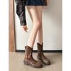 Short Boots Women's Vintage Embroidered Western Cowboy Boots Knight Boots Martin Boots Women's