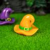 Aquarium Landscaping Props Mini Halloween Witch Hat Ornaments, Resin Wizard Figurines for Retro Party Decor Succulents Pots Moss Micro-Landscapes And