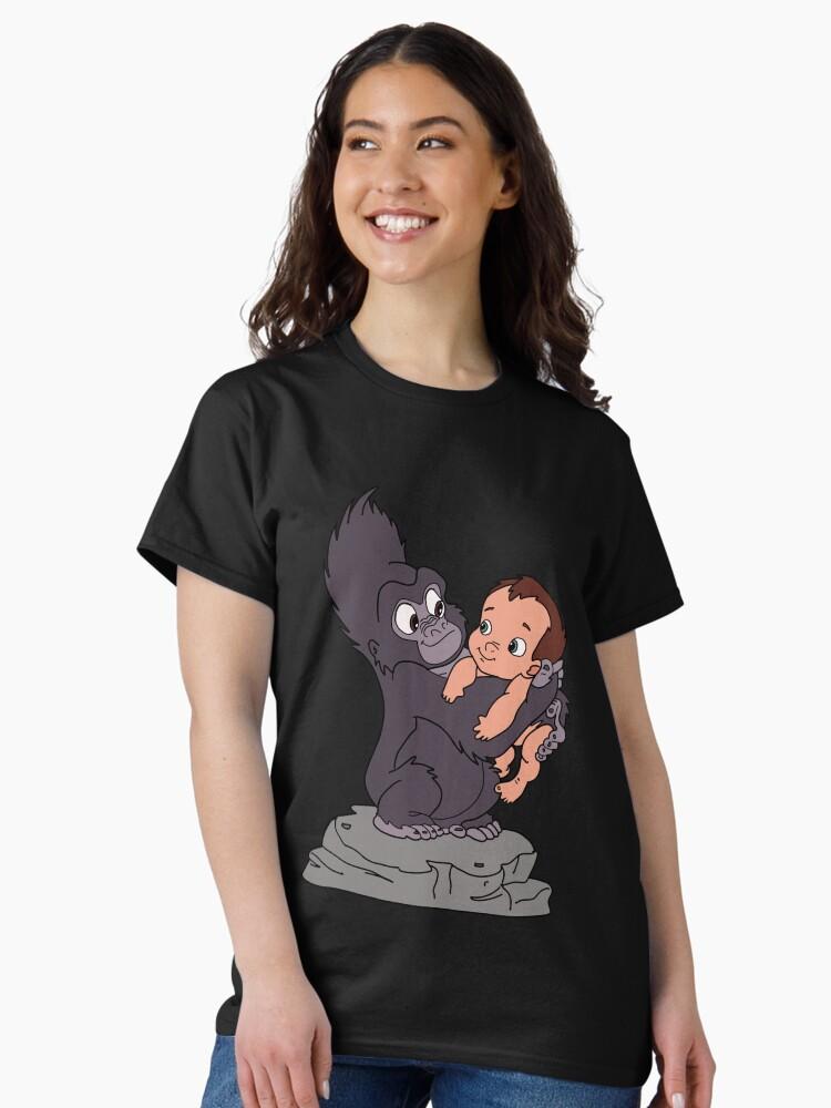 Tarzan Baby Tarzan Sticker Classic T-Shirt