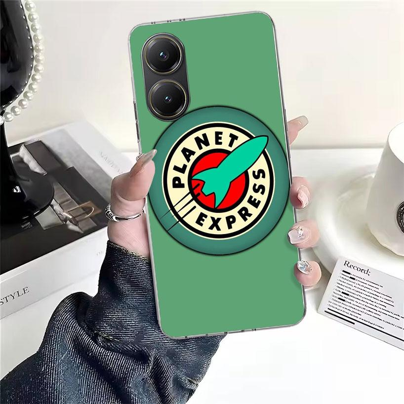 Futurama Planet Express Мягкий чехол для телефона для Xiaomi Redmi 15C 15 13C 13 Poco X5 X6 X7 F7 Ultra M7 12C 12 10 10C 9C 9A 9T 9 Fundas