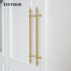 European Style/ Solid Brass Handles For Cabinets and Drawers Kitchen Cabinet Door Knob Furniture Gold Drawer Pull Hardware