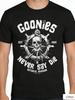 Vintage Goonies Inspired Pirate Skull Weapons Print Pure Cotton Crew Neck Tee Unisex Retro Nautical Streetwear Casual Short