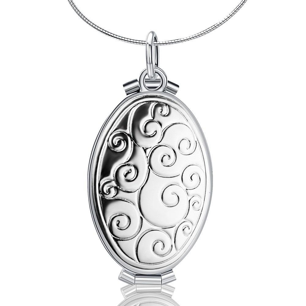 Chain 4 Photo Pendant Jewelry Memory Floating Locket Necklace Fashion Album Box Necklaces  Women