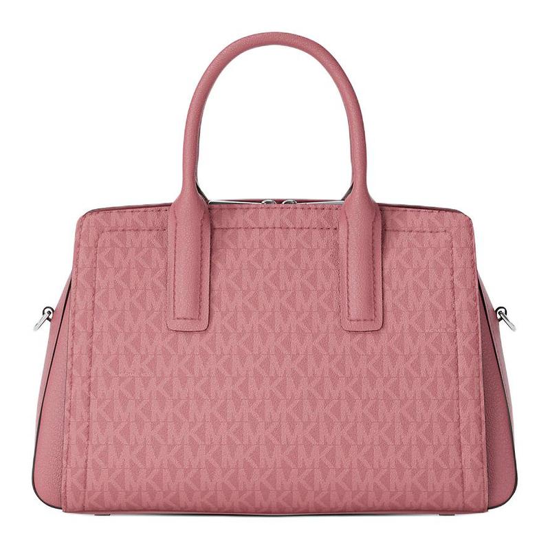 Michael Kors Laila Металлические Аксессуары Канва с Покрытием Сумка через Плечо Маленькая Женская Палисандр