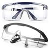 2 пары защитных очков с защитой от брызг, ветрозащитой и пылью, лабораторные промышленные защитные очки для верховой езды, мужские и женские очки