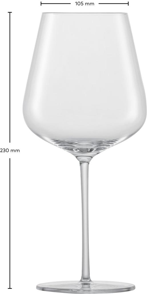 Zwiesel Vervino Wine Glasses, Shatter-Resistant, Machine-Made, Pair of 2, Suitable for Red and White Wines (m122171)
