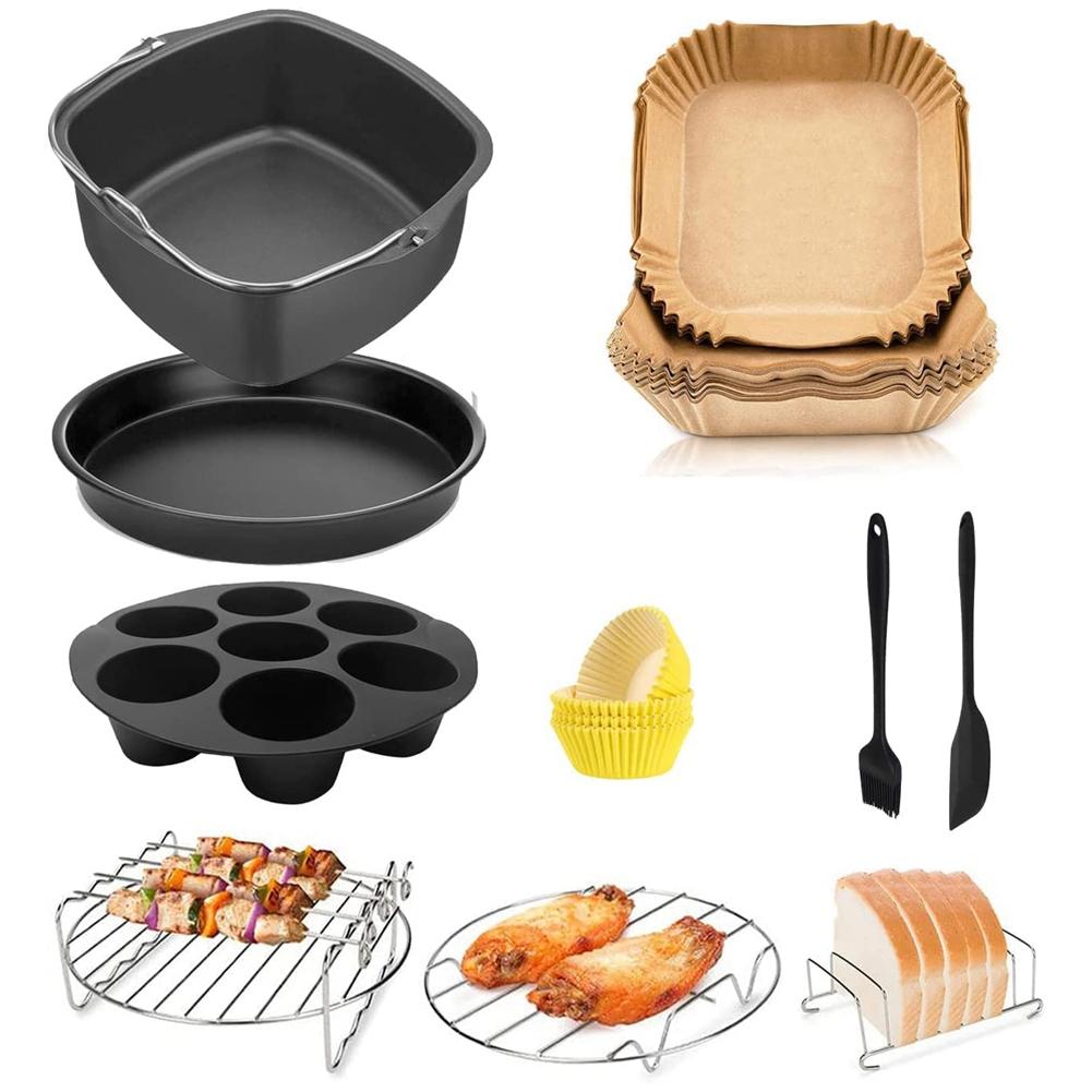 Аксессуары для квадратных фритюрниц Instant Vortex Plus, COSORI 6.4L, Tefal XXL 6.2L, Breville и большинства фритюрниц 5.7L
