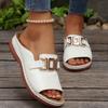 Summer New Women Slippers Casual Flats Sandals 2025 Trend Slingback Shoes Fashion Outdoor Sport Home Slides Women
