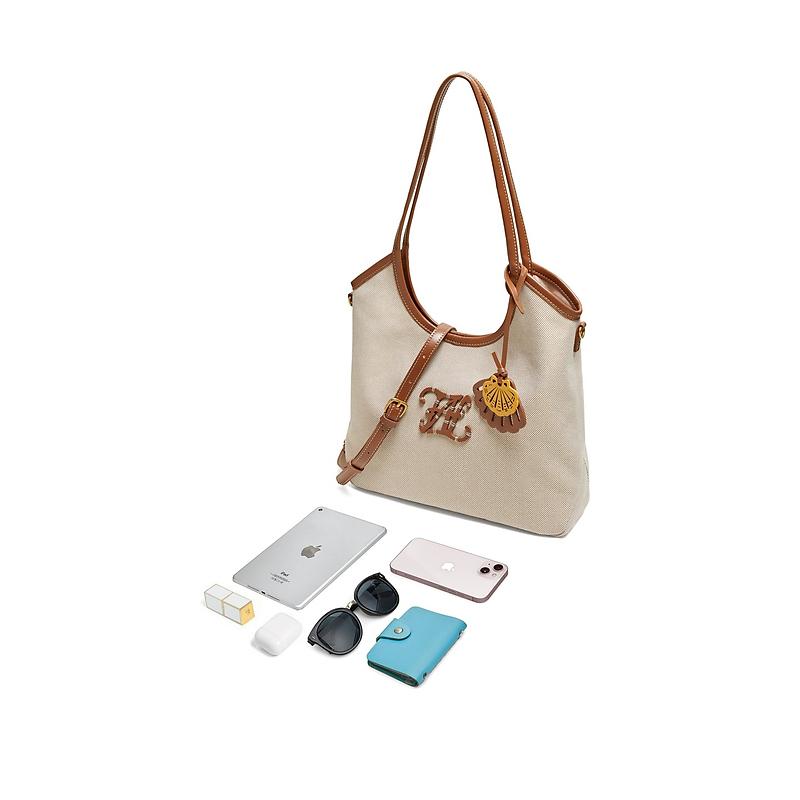 TATA/He She 2026 Summer Shopping Mall Same Style Commuter Female Temperament Minimalist Tote Bag New Style