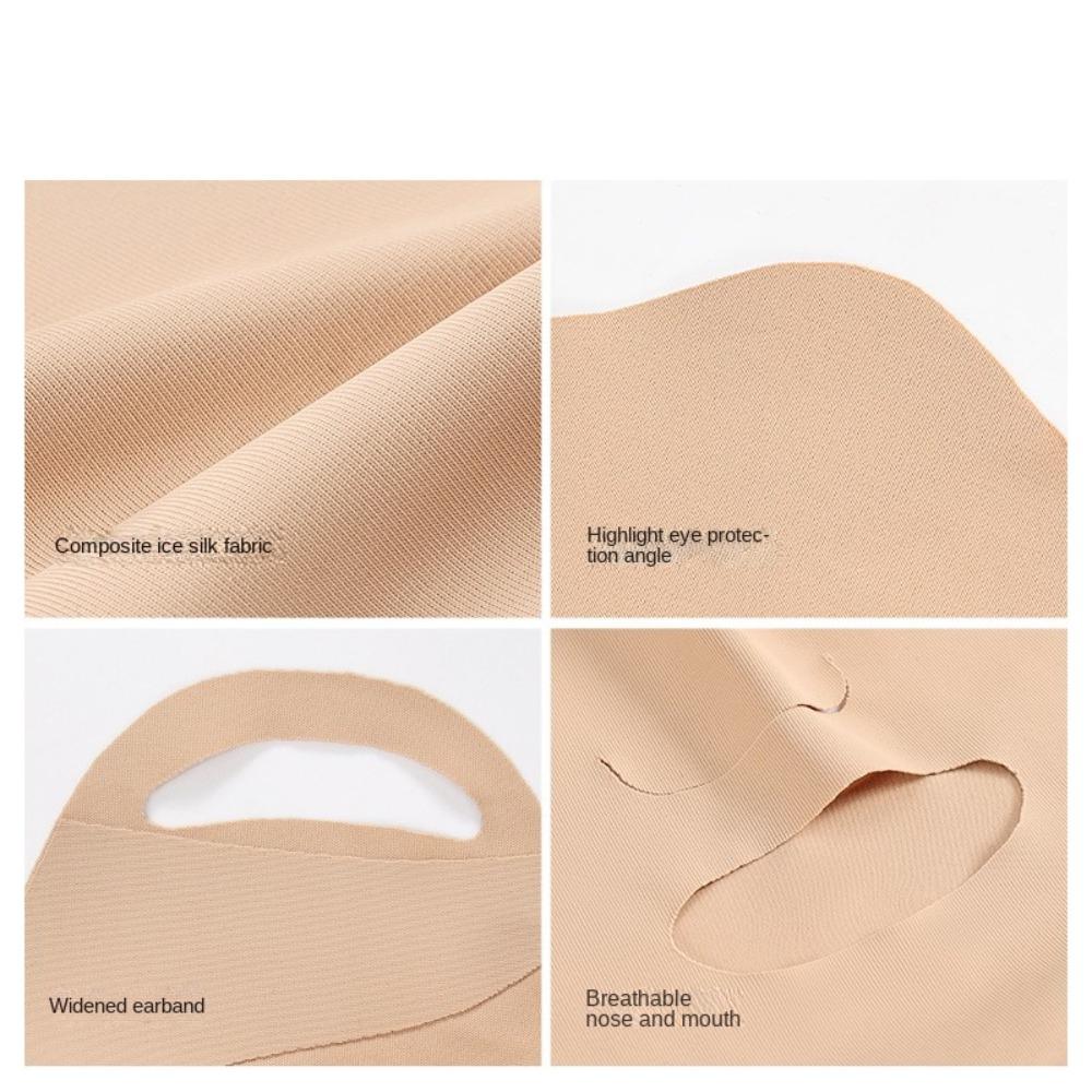 Anti-UV Sunscreen Mask Washable Anti-sun Mask New Ice Silk Mask Unisex