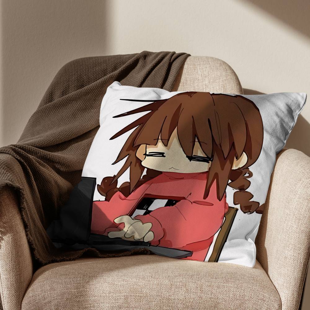 game Yume Nikki Uboa Madotsuki Print Throw Pillow Cover cm Square Cushion Case for Living Room Bedroom Decor