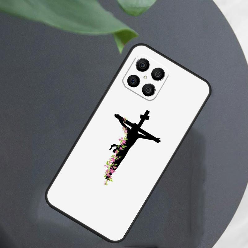 Крест Иисуса Христа Для Huawei Honor X9a X7 X8 X9 50 70 P20 P40 P30 Lite Mate 50 Pro Nova 5T P Smart 2021 Чехол