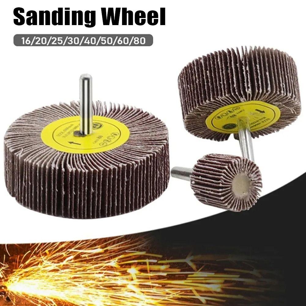 1Pcs Abrasive Sanding Flap Wheel Grinding Accessories Sandpaper Polishing Disc For Drill