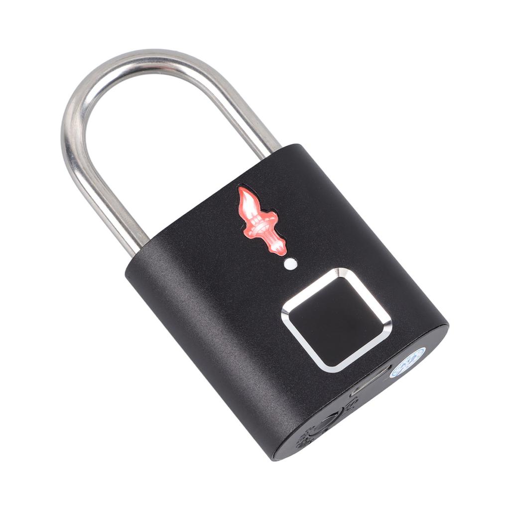 Smart Fingerprint Padlock 508DPI 360 Degrees Recognition Sensitive Security Lock for Luggage Travel