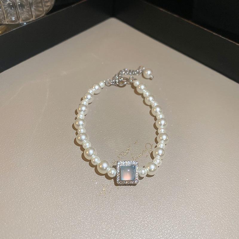 Ретро Геометрический Браслет из Пресноводного Жемчуга - Модные Ювелирные Изделия Продвинутого Дизайна для Женщин