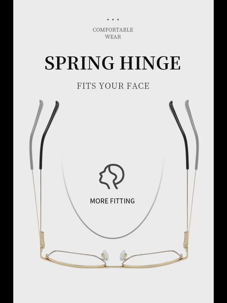 Мужские металлические очки с защитой от синего света — идеально подходят для путешествий, вождения и уличного стиля