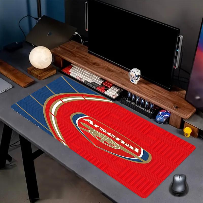 Arsenal F.C Print Mouse Pad, Anti‑Slip Desktop keyboard Mat, for PC Laptop Gaming Working Daily Use, Cool Festival Surprise Gift