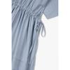Studio Tomboy Short Sleeve Dress With Ribbon Detail Back Open 9106241210