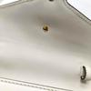 [Pre-Owned] Sylvie Gold Buckle Striped Web Leather Mini Tote Shoulder Crossbody Bag - Good #6RSGAV