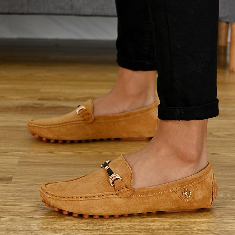 Мужские кожаные мокасины большого размера 37-48 Мужская повседневная обувь Модная мужская обувь Мужские мокасины из натуральной кожи Мокасины слипоны Мужские туфли на плоской подошве Мужская обувь для вождения