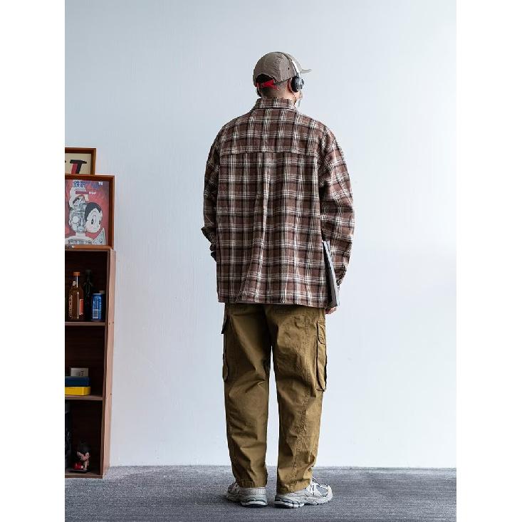 Рубашка с длинным рукавом с буквенным принтом 2024 года в японском стиле в стиле Гонконга, свободная рубашка для мальчиков, летнее модное универсальное повседневное пальто