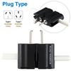 ROAD WARRIOR Multi Power Conversion Plug Совместимость со всеми странами мира Совместимость с зарубежными странами Розетка Gocon Black (Альфа) (RW101BK)