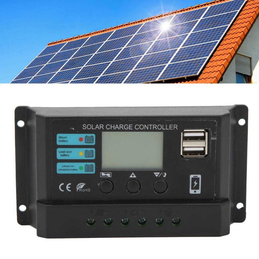 12V/24V Solar Controller LCD Display 12V 24V Solar Controller RV Application