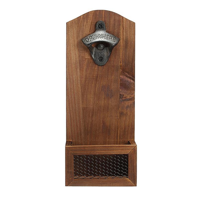 Vintage Wall Bottle Opener Antique Iron Wall Mounted Bar Beer Glass Bottle Cap Opener Kitchen Tools Decor